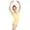 Yellow, variant on Dursoulink Dancewear Short Sleeve Round Neck Jumpsuit for Girls, Nylon Spandex Blend, Slim Fit, Crew Neck, Pullover Style, for Ballet Practice