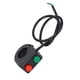 thumbnail image 3 of Interruptor de Faro de Bocina Hamdlebar, Luz de Cabeza de Bocina de 12 V, Interruptor de Manillar Con Botón de Encendido y Apagado Negro para Motocicleta Scooter, 3 of 7