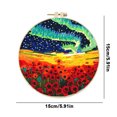 thumbnail image 4 of Flores Kits Bordado Punto Cruzado Con Hilo Color Tela Aro, 4 of 9