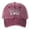 Wine, variant on Bibifish Unisex Men Women Dark Gray Vintage Baseball Cap "I'M A Happy Camper" Arrow Print Cotton Adjustable Strap Casual Camping & Outdoor Cap