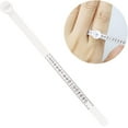 thumbnail image 2 of US Ring Sizer Measuring Gauge,1-17 US Rings Size,Plastic Finger Sizing Measure Tool, Reusable,, 2 of 5