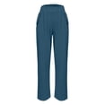 thumbnail image 5 of Women Linen Harem Pants Summer High Waist Elastic Wide Leg Casual Palazzo Pant 2026 Beach Travel Vacation with Pockets, 5 of 5
