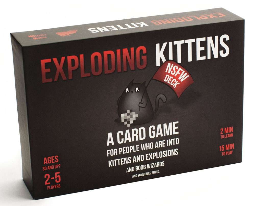 NSFW Deck Exploding Kittens Card Game 2-5 Players 