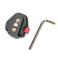 thumbnail image 2 of Base Mini Quick Release Base Plate Aluminum Alloy Quick Release Plate With 1/4 Inch Screw For Cameras Monitors Camera Cages Lamps, 2 of 8