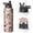 Black-600, variant on Dog & Bone Print Sports Water Bottle - Leakproof Double Walled Stainless Steel with Wide Mouth & 360° Seal Ring (BPA/Odor Free Copper Layer Design)