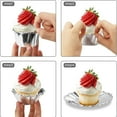thumbnail image 3 of Cupcake cups, disposable aluminum foil muffin liners, gold cupcake baking cups, aluminum cupcake top panssilver, 3 of 5