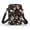 Dog Paw Cowhide Pattern, variant on FUIALDOLG Dragonfly Pattern Print Crossbody Bag, Adjustable Shoulder Strap Cell Phone Purse Polyester Lightweight Mini Phone Purse for Running Hiking