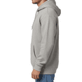 thumbnail image 3 of Hanes EcoSmart Hooded Pocket Sweatshirt, Men's Long Sleeve Pullover Fleece, Light Steel, M, 3 of 5
