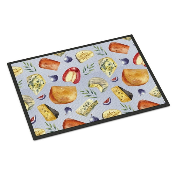 Assortment of Cheeses Doormat 18x27