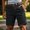 Black, variant on Versatile Casual Shorts for Spring and Summer in Solid Colors | Easywear Comfort Fit | Breathable Lightweight Everyday Leisurewear for Men