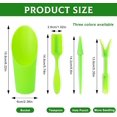 thumbnail image 2 of shiyou-12 pcs Plastic Succulent Soil Scoop,Succulent Care Plastic Kit, Colorful Mini Garden Tool Set for Flower Succulent Planting,Transplanting,Weeding (Plastic), 2 of 4