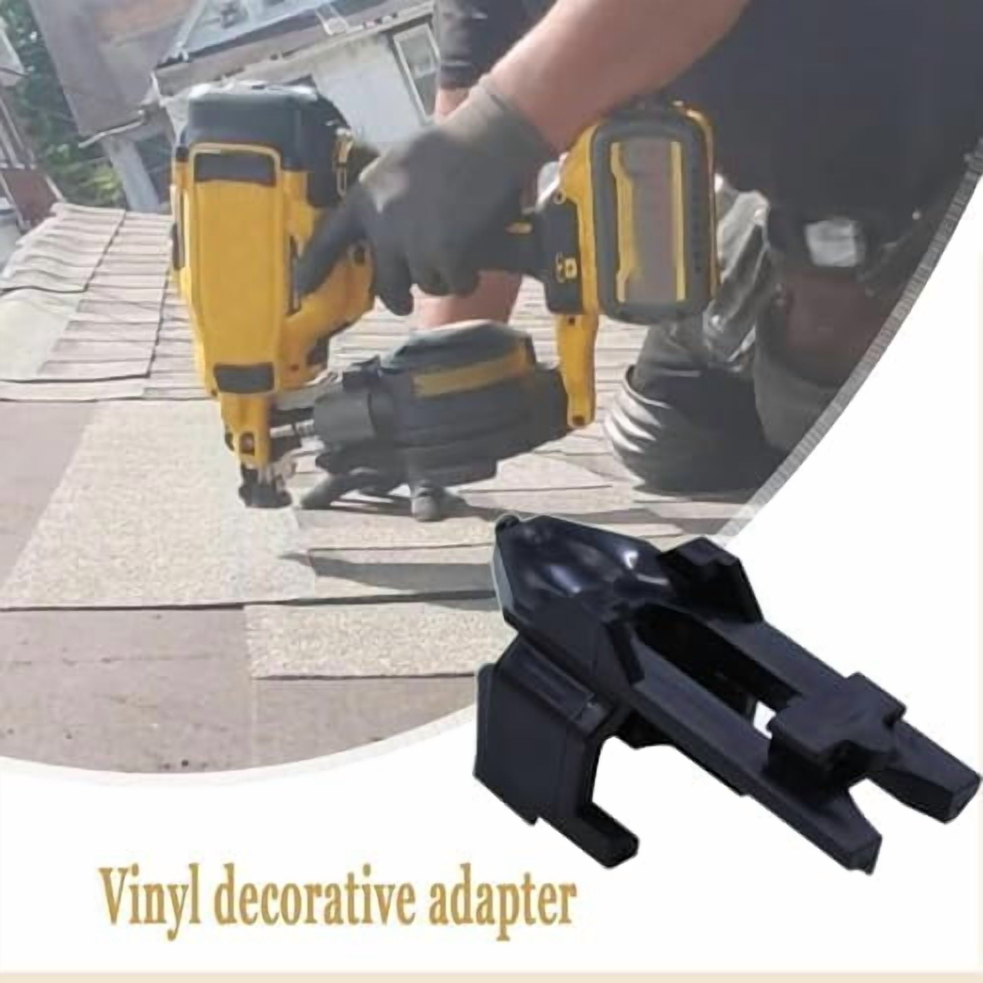 Upgraded Vinyl Siding Adaptor Tip (4-Pack, A&B Styles) – Replacement for Dewalt 20V Cordless Roofing Nailer (DCN45RN/DCN45RND1/DCN45RNB) (Tools & Hardware Other)
