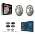 thumbnail image 1 of Transit Auto Rear Coated Disc Brake Rotors and Ceramic Pads Kit for Car 2003-2008 Hyundai Tiburon KGC-101638, 1 of 11