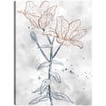 thumbnail image 1 of Cuadro Decorativo - Cuaderno de bocetos de jardín II Jr  Impresión en canvas, estrechado, 1 of 1