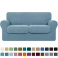 thumbnail image 1 of CHUN YI Sofa Cover with Separate Cushion Slipcover Stretch Checks, 1 of 7