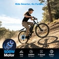thumbnail image 2 of Electric Mountain Bike for Adults, 26" E-Bike with Shimano 7-Speed Gears,750W Peak,36V Battery, Twist Throttle & Pedal Assist, 2 of 7