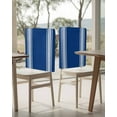 thumbnail image 4 of nqOlkjepod Blue Striped Chair Covers Set of 8, Decorative Chair Back Cover, Farmhouse Blue White Stripes Dining Room Chair Slipcovers Removable Chair Protectors Covers for Party Banquet, 4 of 7