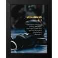thumbnail image 2 of ArtsyQuotes 15x18 Black Modern Framed Museum Art Print Titled - Muhammad Ali Quote: Dont Quit, 2 of 5