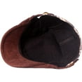 thumbnail image 5 of YooGuoGuo 2 Pack Men's Plaid Cotton Flat Newsboy Ivy Golf Cap Hat, 5 of 9