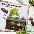 thumbnail image 4 of Outsunny Galvanized Raised Garden Bed Kit, Metal Planter Box with Safety Edging, 76.75" x 23.5" x 16.5", Brown, 4 of 9