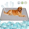 thumbnail image 3 of Almohadilla refrescante para perros ZHAOCHENG, cama fría de gel no tóxico, 2XL, rosa, 3 of 5