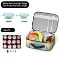 thumbnail image 5 of Blue and Gold Marble Pattern Insulated Lunch Bag Teens,Bento School Lunch Bag for Teens for Work,Picnic or Travel 10.6x7.7x4.3 Inches,12 Can Capacity, 5 of 6