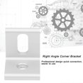 thumbnail image 4 of Lot de 10 équerres d'angle à angle droit 90° en aluminium, fixations industrielles fixes en forme de L (2020), 4 of 4