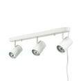 thumbnail image 1 of Dale 3-Light Matte White Plug-in Track Lighting, 1 of 6