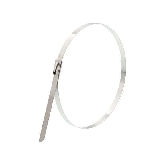 Secure Cable Ties 12 Inch Standard 316 Stainless Steel Cable Tie - 100 Pack