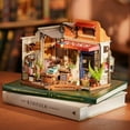 thumbnail image 2 of Kit de Maison Miniature DIY Corner Bookstore Rolife DG164, 2 of 5