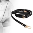 thumbnail image 6 of Adjustable Leather Replacement Strap Handles Purses Straps Handbags Shoulder Bag Black, 6 of 8