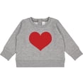 thumbnail image 2 of Inktastic Red Heart Valentine Baby Sweatshirt, 2 of 4