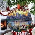 thumbnail image 2 of Portland Oregon Christmas Ornament, Ceramic, Acrylic - Vacation Souvenir, Tree, Holiday Keepsake 2025, Traveler Gift, Collectible, Holiday Tree Decoration, 2 of 5