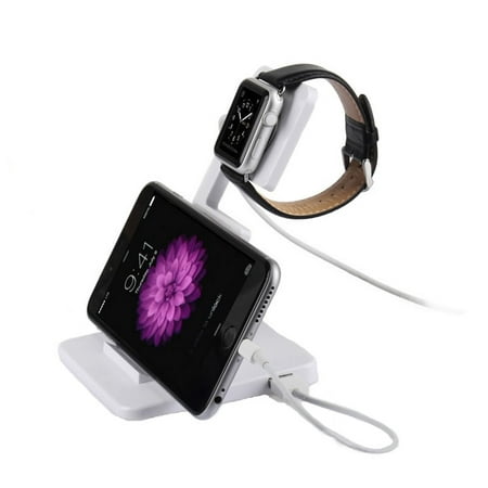Dual Charging Stand for Apple iWatch and iPhone and