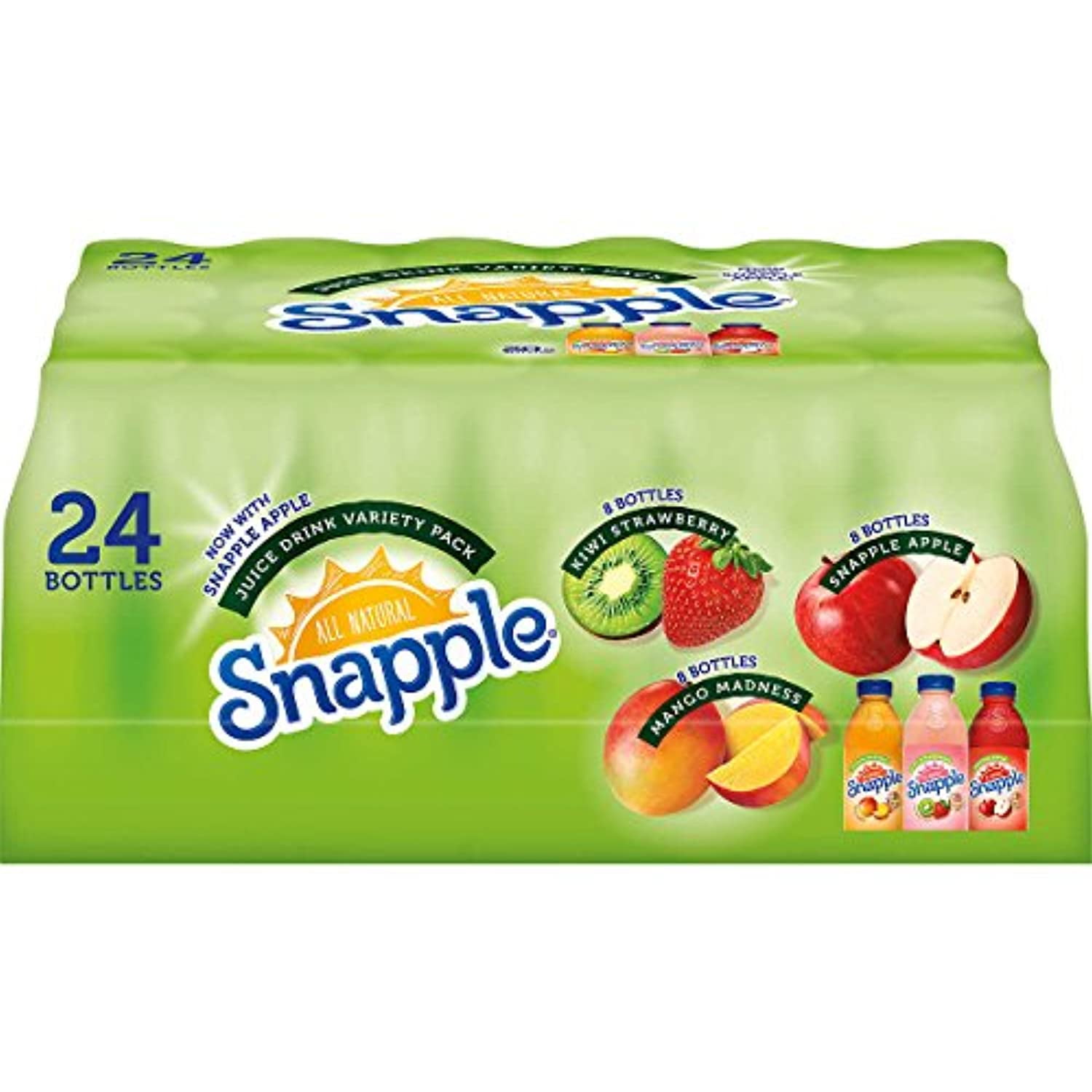 Snapple Juice Drink Variety Pack, 24 Pk./20 Fl. Oz.
