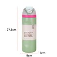 thumbnail image 2 of Botella de agua con aislamiento de 710 ml, taza térmica de doble capa sin BPA para acampar y hacer senderismo, 2 of 9