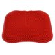 thumbnail image 2 of Cojín de asiento de coche de silicona, cojín de asiento de 16,5 pulgadas, cojín de silla transpirable, funda de asiento de masaje de pilar 3D, ajuste - rojo Sunnimix Cojín de asiento de coche de silicona, 2 of 8