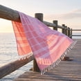 thumbnail image 7 of Lightweight Oversized Turkish Beach Towel Sand Free Quick Dry Soft Cotton Bath Pool Picnic Blanket with Tassels for Travel Camping Outdoor Vacation, 7 of 7
