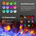 thumbnail image 4 of BOSSIN 50 inch Electric Fireplace, Recessed Wall Mounted Electric Fireplace inserts,Ultra Thin Adjustable Flame Colors & Speed Fireplace with Touch Screen and Remote Control, 4 of 8