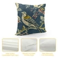 thumbnail image 4 of Qinduosi Pillow Covers Set of ,Flower and Bird Blue Pillow Cover Decor Linen Outdoor Pillows Suitable for Couch Pillows Living Room Bedroom, 4 of 5