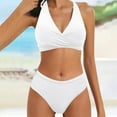 thumbnail image 5 of Sngxgn Bikini Set Swimsuits for Women High Waisted Two Piece Swimwear(White,XL), 5 of 5
