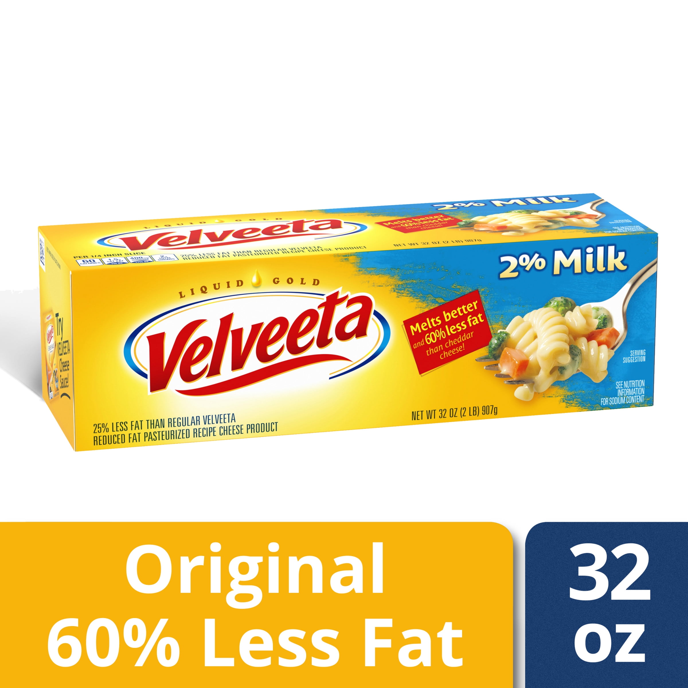 Velveeta with 2 Milk, 32 oz Box