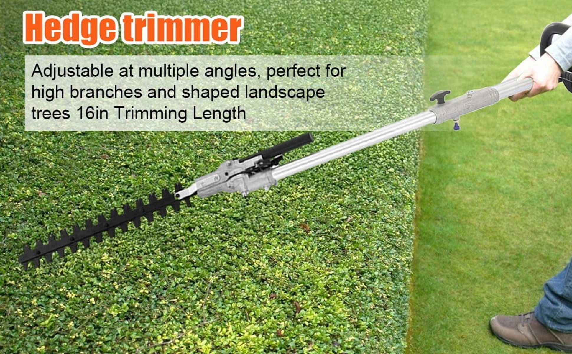 YNCE Powerful Gas String Trimmer,Hedge Trimmer,Full Functioning Guard Accessories String Trimmers Lawn Mower 52CC Petrol Hedge Trimmer Chainsaw Brush Cutter