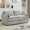 thumbnail image 6 of Jopath 68.1" Cozy Loveseat Sofa, Oversized Comfy Cloud Sofa with Double Cushion Loveseat Sofa Plush Cushion Sofa Couch for Living Room Bedroom Apartment Light Grey, 6 of 9