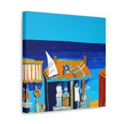 Beach Shops Dreaming - Canvas