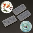 thumbnail image 3 of Osdhezcn 3 Pcs Goldfish Lotus Leaf Necklace Silicone Molds Suitable for Epoxy Resin Diy Craft Earrings Pendant Jewelry Making, 3 of 8
