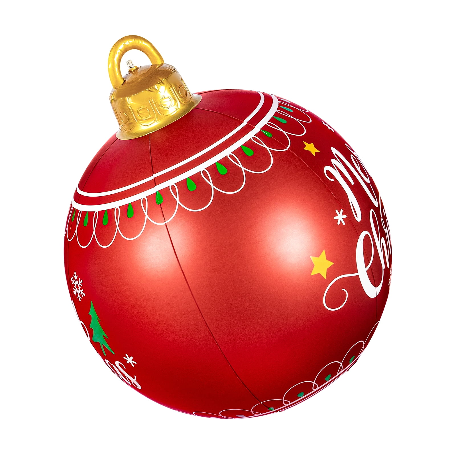 Yardi Yard 2 Pack 24" Outdoor Christmas Ornaments Light Up Inflatable Balls with Remote LED Light for Xmas Tree Hanging Decoration Yardi Yard 2 Pack 24" Outdoor Christmas Ornaments Light Up Inflatable Balls with Remote LED Light for Xmas Tree Hanging Decoration