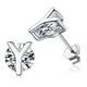 thumbnail image 1 of Pendientes de botón PROSTEEL inicial de Plata esterlina para mujer letra Y circonita cúbica, 1 of 8