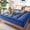 Blue, variant on Cooling mattress, suitable for mattresses with thickness ranging from 8 to 21 inches, as well as pillow top covers(Grey,Twin)