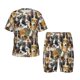 thumbnail image 1 of Balery Cute Dog Conjunto de Pijama Infantil de Manga Corta con Estampado – Ropa de Dormir de Algodón Suave-4X-Large, 1 of 6